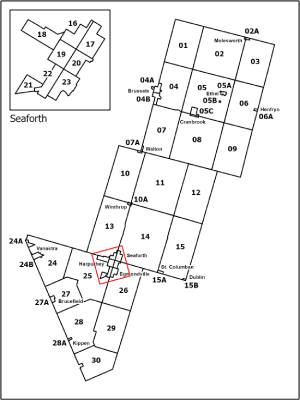 Huron East Zoning Index Map