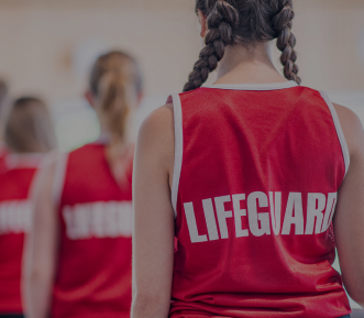 A picture of a lifeguard.